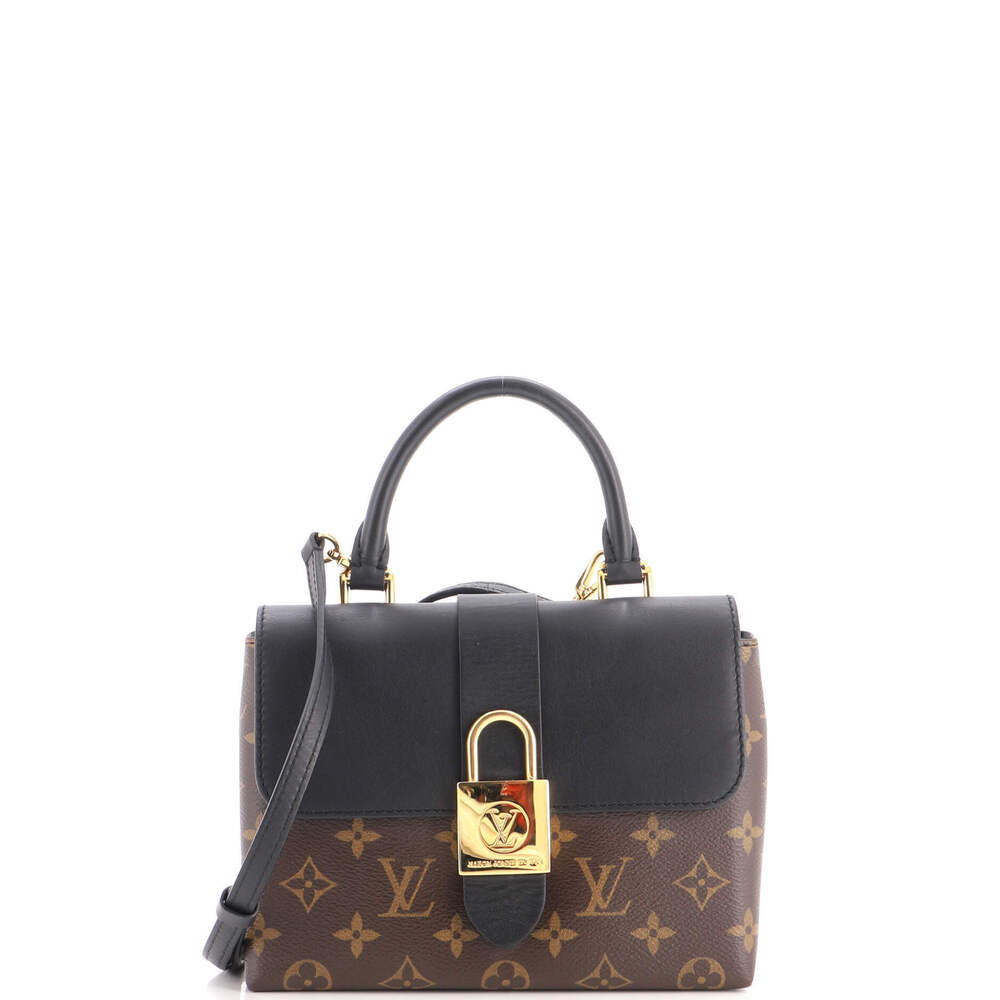 Louis Vuitton BB Locky Handbag Monogram Canvas with Leather